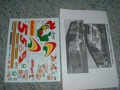 Blue Ridge? decals for #5 Corny Corn Flakes