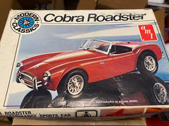 Vintage rare estate model kit MODERN CLASSIC COBRA ROADSTER AMT KIT