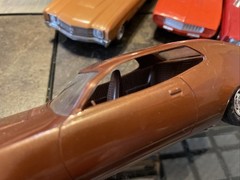 1971 Plymouth roadrunner promo amt Brown 1:25 Scale Model Car Rare Missing Seat