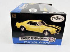 Testers Chevrolet Camaro Metal Body Easy Builder Silver Series Model Kit 1:25