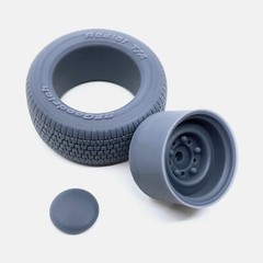 1/24 Resin 15 inch Smoothie Wheels, BFGoodrich Radial T/A Tires, and Brake Set