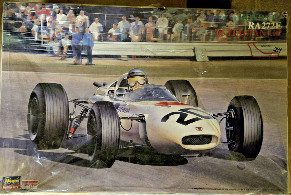 Hasegawa 1:24 Scale Honda RA272E F1 ’65 Italian Grand Prix model kit #HR105:2600
