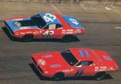 #11 Buddy Baker STP Petty Dodge 1971 1/24th Scale Waterslide Nascar Decals