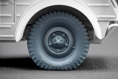 Kubelwagen type 82 Sagged wheel set (3d printed) for Meng 1/35 ScaleX WW 35003S