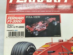 Tamiya Ferrari F1-2000 1/20 Grand Prix Collection