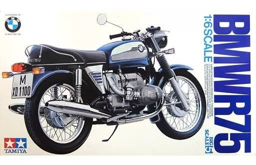 1/6 BMW R75 Motorcycle Series No.5 16005 Japan Vintage Rare Unbuilt Model Kit