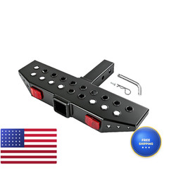 Dicmic Hitch Step Anti Slip And Rust Towing Bumper Guard For Most Car Suv Truck