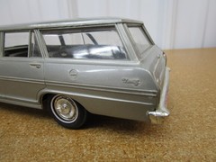 1963 Chevrolet Nova wagon 1/25 dealer promo car silver RZ model Chevy II station