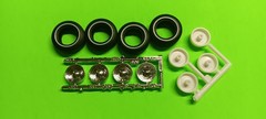 Babymoons Rim 1953 Ford F100 Pickup 1/25 Whitewall Tire AMT Wheel Backs