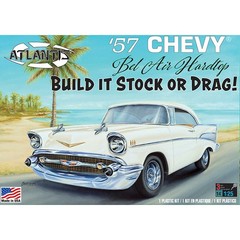 Atlantis Model 1/25 1957 Chevy Bell Air Hard Top Plastic Model Atlamch1371 Molde