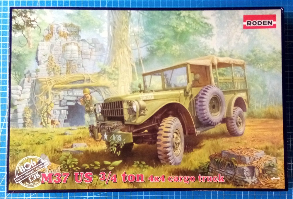 1/35 M37 US 3/4 ton 4×4 cargo truck (Roden 806)
