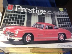 1/25 scale model car kit 55 Mercedes Benz Gullwing Radiator/ Top Hose No Box