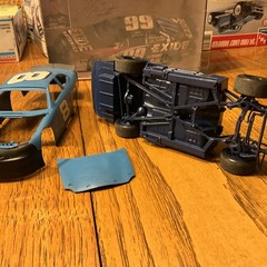 Built Model Car, 1998 Revell Stock Car STARTED, INCOMPLETE, MODIFIED