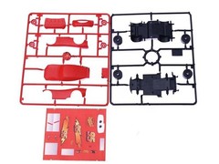ZVEZDA 2012 1/43 Disney Pixar Cars Lightning McQueen Snap-Fit Model Kit