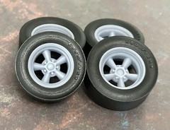 1/24 Scale:”Torq Thrust Wheels For Trans Am Race Series”W/ Goodyear Racing Slick