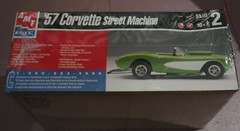 1957 Corvette NOS vintage AMT car model kit Issued in 1998