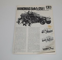 TAMIYA/MRC MM-120A HANOMAG Sdkfz251/1 ⭐PARTS⭐ INSTRUCTION BOOKLET 1/35