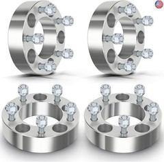 ECCPP 4PCS 1.5 inch Wheel Spacers 5×4.75 to 5×4.75 5X120.65mm 12×1.5 Studs