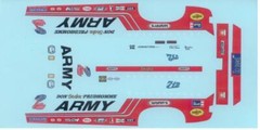 Yesteryear Army 74 Vega F/C Don Prudhomme 1/25 Drag decal