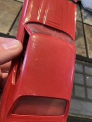 Rare AMT 1972 Chevy Chevelle Red Dealer Plastic PROMO MODEL Car 1/25