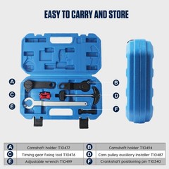 Ralbil Engine Camshaft Tool Set 6Pcs Timing Belt Tool Kit For Vag Ea211 1.0L