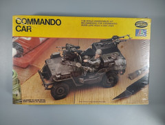 VINTAGE 1980 Testors Italeri COMMANDO CAR – 1/35 Model #853 – Willys Jeep NEW