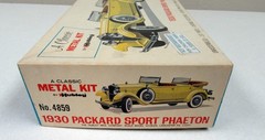 Orig. Hubley 1930 Packard Sport Phaeton & Model A Wagon, Qty 2, UNUSED UNBUILT