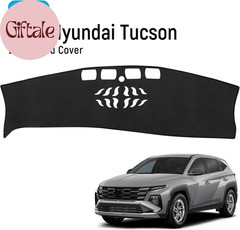 Dash Cover Compatible with Hyundai 2025 2026 Tucson Accessories Flannel Dashboar