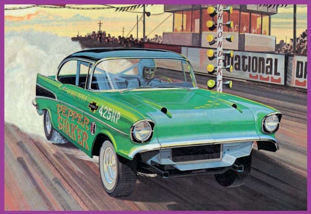 AMT 1360 ’57 Chevy “Pepper Shaker” 1/25 model kit