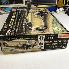 Jo-Han Classic 1934 Mercedes-Benz 500K Special Sports Roadster 1:25 Kit Open Box