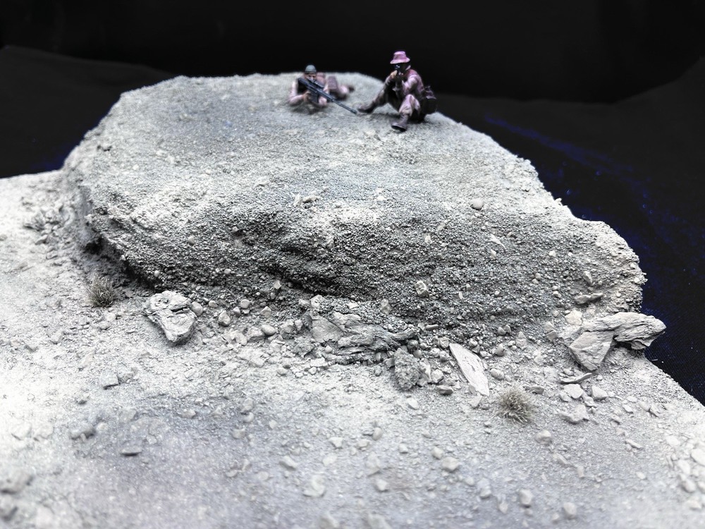 1/35 Scale Military Diorama Base Terrain Display Model Soldiers Figures Diecast