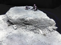 1/35 Scale Military Diorama Base Terrain Display Model Soldiers Figures Diecast