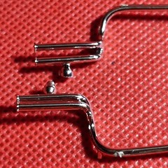 Chrome Exhaust Ala-Kart Hot Rod 1:25 scale model car part AMT
