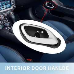 2Pcs Interior Door Handle for Chevrolet Chevy Camaro 2010 2011 2012 2013 2014 20