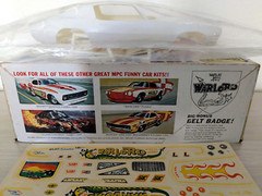 SUPER RARE! *ORIGINAL VINTAGE MPC WARLORD CAMARO FUNNY CAR KIT *SEALED-BAGS!