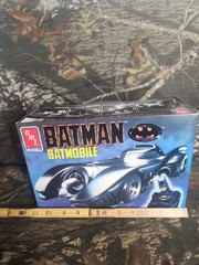 CIB 1:25 AMT ERTL BATMOBILE BURTON 1989 DC BATMAN MOVIE MODEL CAR KIT CJ