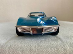 AMT Ertl 1970 Chevy Corvette LT-1 Mulsanne Blue with custom Black interior