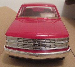 NIB AMT/ERTL 1993 CHEVY C-1500 EXTENDED-CAB VICTORY RED DEALER PROMO MODEL #6160