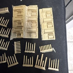 75MM AMMO CRATES TUBES EMPTIES VP SUPER VALUE Verlinden 1/35 1111 RESIN OOP RARE