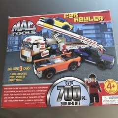 MAC Tools Car Hauler Block Set Builder Kit 3 Cars And Car Hauler NEW Sealed