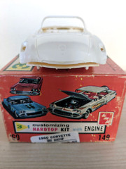 SUPER RARE! *ORIGINAL VINTAGE SMP AMT 1960 CHEVY CORVETTE HARDTOP KIT *COMPLETE!