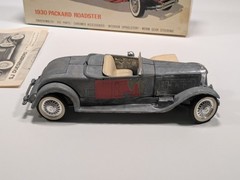Hubley 1930 Packard Roadster Metal Car Model Partially Assembled FOR PARTS