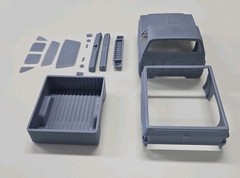 ABS-LIKE RESIN 3D PRINTED 1/25 1974 CHEVROLET C10 SHORT BED FLEETSIDE BODY