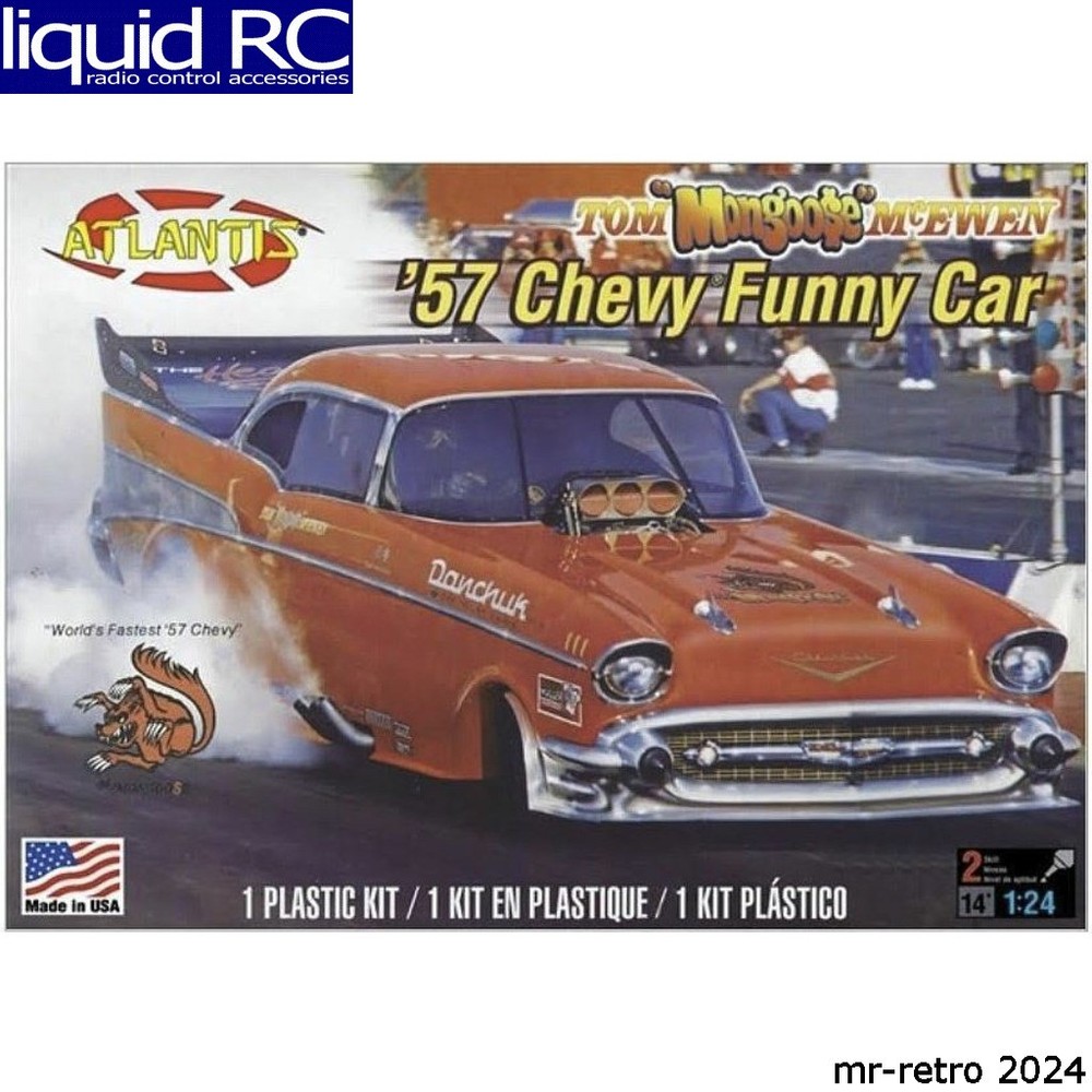 Atlantis Models H7172 Tom McEwen 57 Chevy Funny Car 1/24