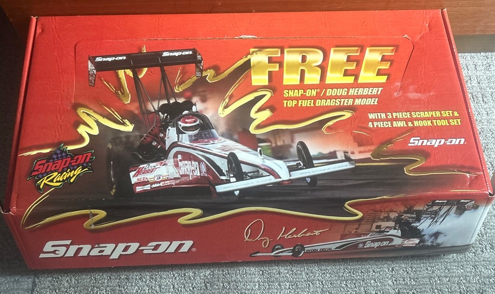 Revell Snap-on Top Fuel Dragster Doug Herbert And Never Opened Comes Withorigina
