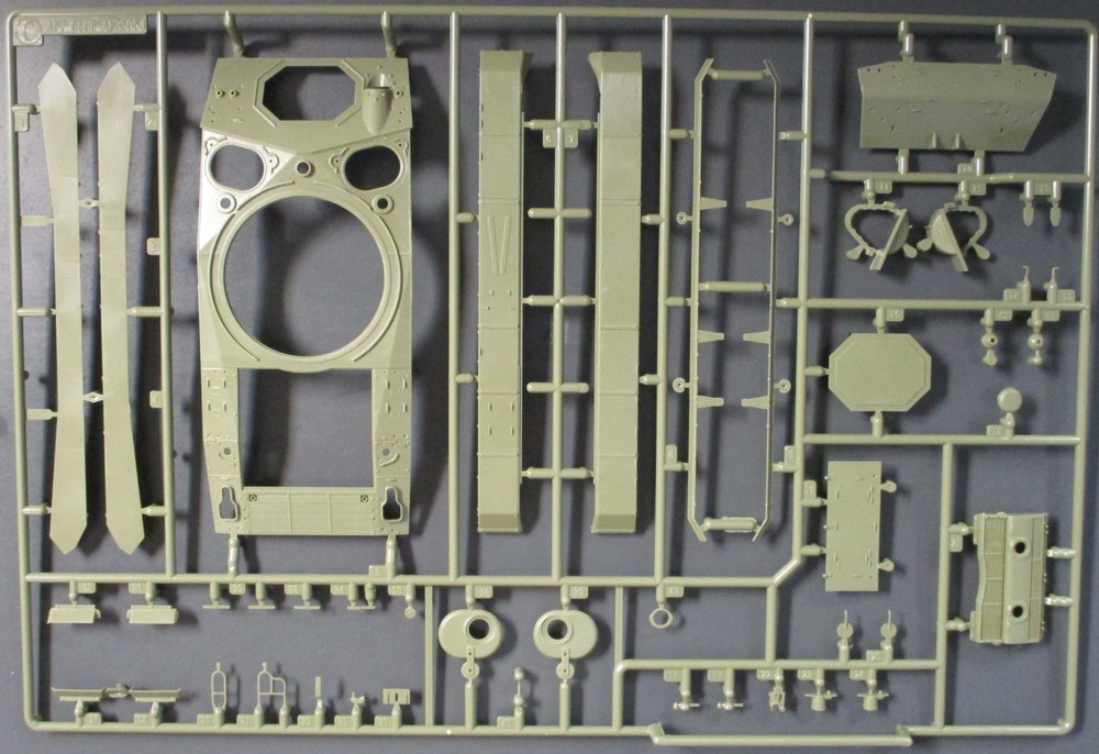AFV Club 1/35th Scale British M24 Chaffee – Parts Tree C from Kit No. AF35210