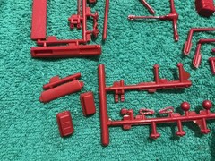 1 25 scale model parts Little Red Wagon Rear End And More Lot Only