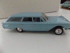 HUBLEY 1960, FORD 4-STATION WAGON, LIGHT BLUE, Promo Model Car