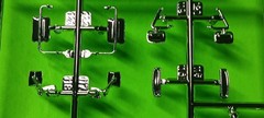 Mirrors Wipers Emblems 1970 Ford F150 1/25 Bumpers Chrome Detail Model Parts