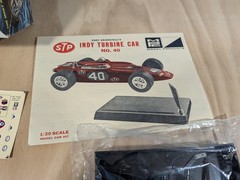 1967 MPC 1/20 Scale Andy Granatelli’s Revolutionary STP Indy Turbine Car #40 NOB
